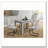 Dining Table, 48" Rectangular, Small, Kitchen, Dining Room, Grey Laminate, Contemporary, Modern