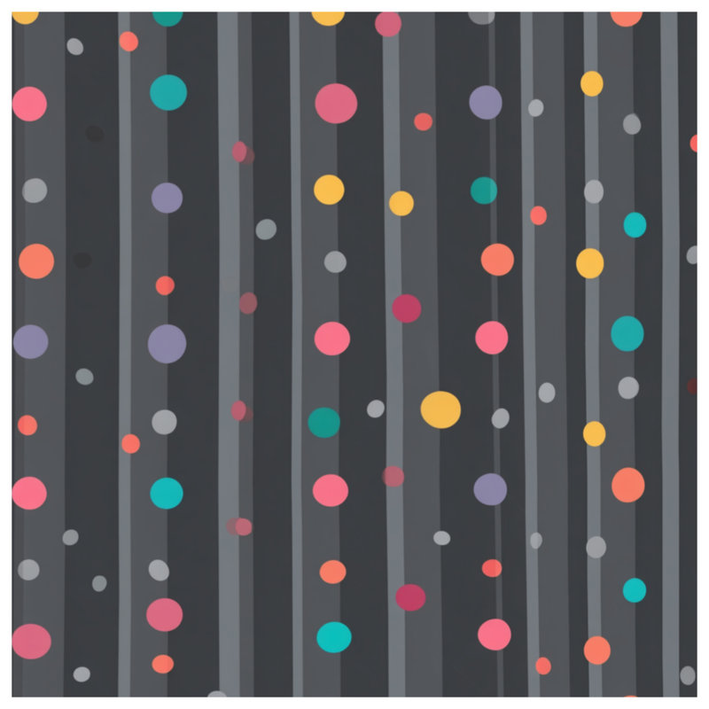 Colourful Dotted Stripes Quilted Bedspread All Sizes, King
