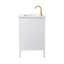 Ensemble de meuble-lavabo simple 30 po avec dessus en pierre reconstituée Bilroy-1395060402