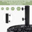 24.95kg Free Standing Umbrella Base with Wheels-1349760004