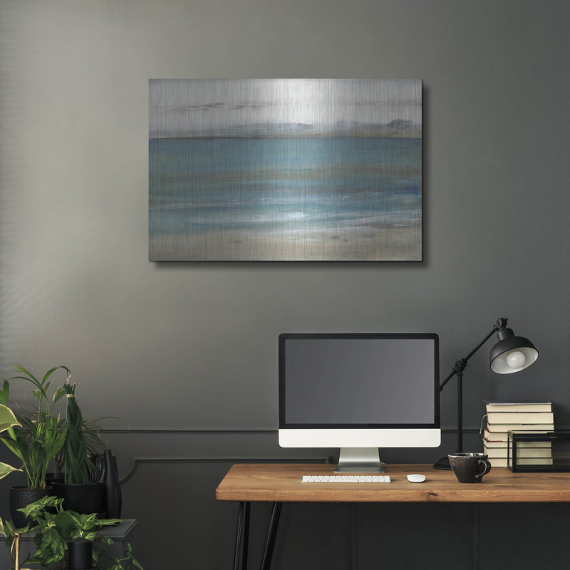 Dovecove «Seashore I» par Tim O'Toole, art mural en métal, H 24 po x l 36 po