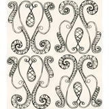 Susan Hable Damask Wallpaper by Susan Hable