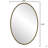 Iron Art Oval Retro Mirror, Antique Effect, Wall Hanging, Suitable For Bathroom, Bedroom, Living Room -1784636512