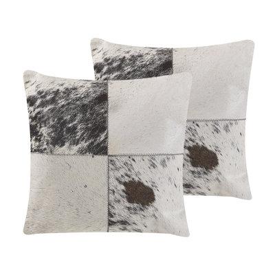 Aralyn Patchwork Beige Square Cushion