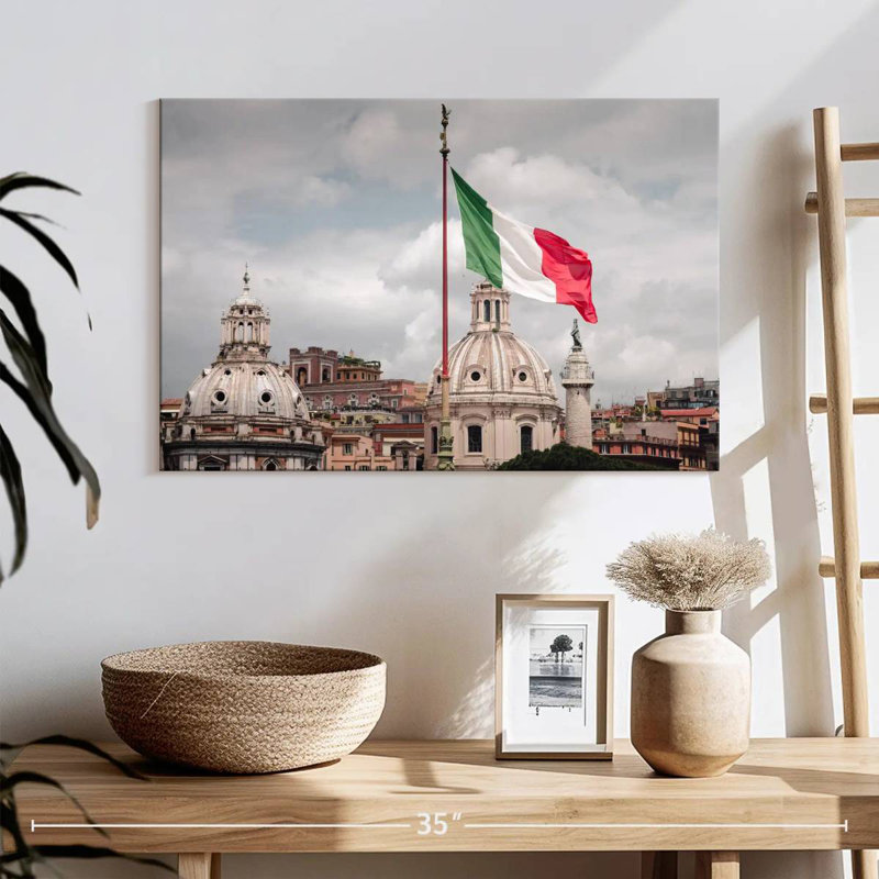 Drapeau italien Borges, H 16 po x l 24 po