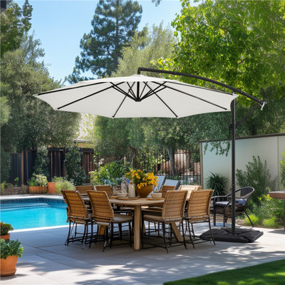 Parasol suspendu d'extérieur 10 pi Brunet