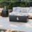  42-Inch Rectangle Iron Gas Fire Pit Table，Includes Tank Cover-483994371-481183058