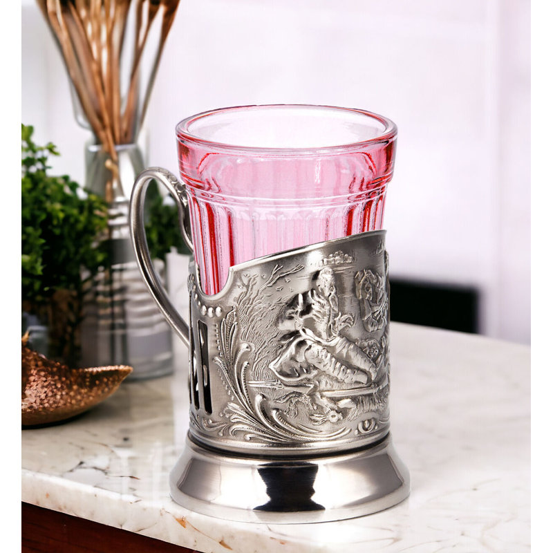 Mankin 8.4 oz. Drinking Glass Set, Pink