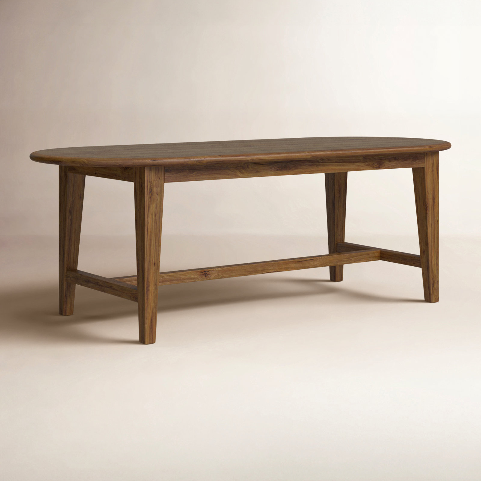 Eliska Pine Dining Table, 30" H x 87" L x 35.5" W, Honey Pine