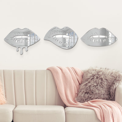 Miroir mural Lips