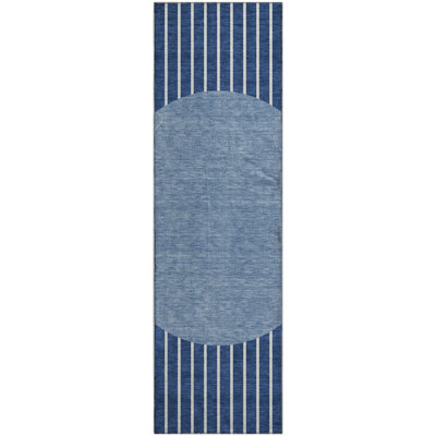 Premium Machine Washable Naglee AMF994 Stripes Rug