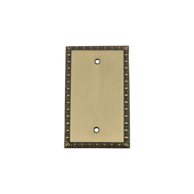 Egg and Dart Blank Wall Plate