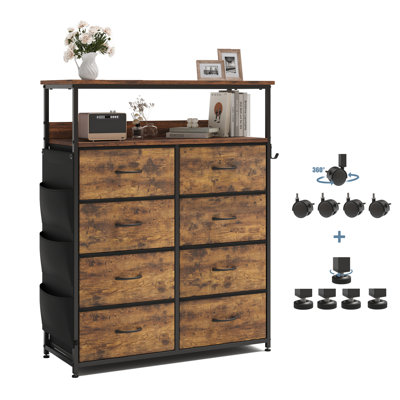 80 cm W Chest of 8 Drawers