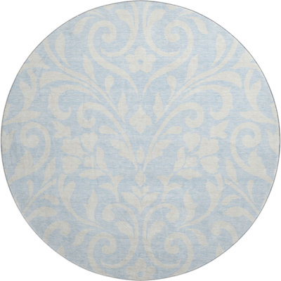 Premium Machine Washable Prisco Sky Rug