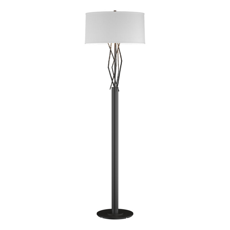 Lampe sur pied 61 po Brindille, Anna ton naturel, Noir