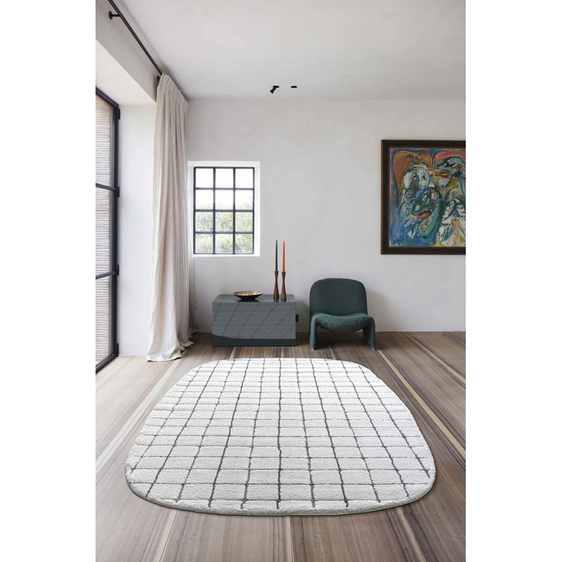 Kanaga Chequered Area Rug, Novelty 160 x 230cm