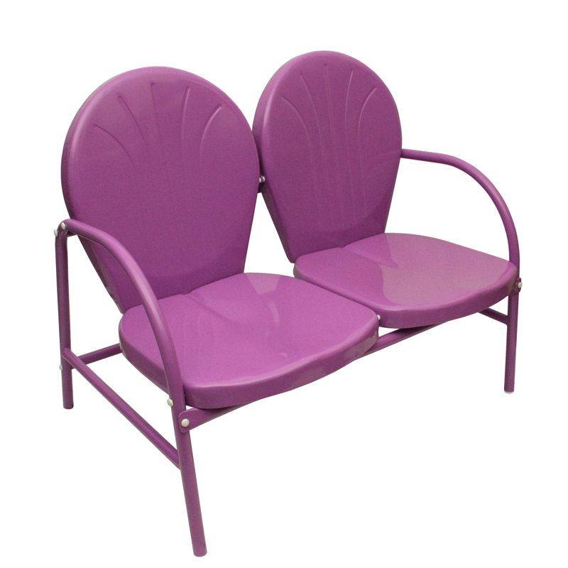 Fauteuil tulipe 41 po, Mauve