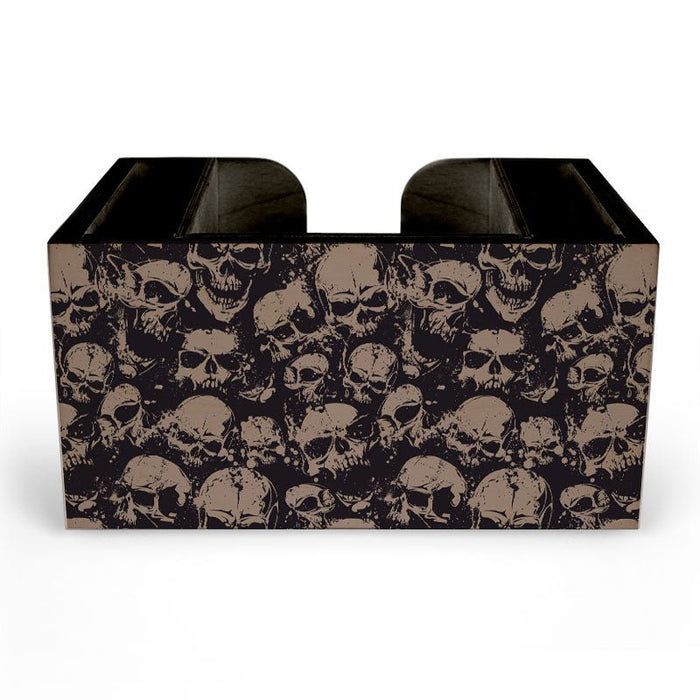 Plateau de bar en bois - Crânes