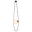 Petra  10-in Black dimmable LED Pendant-1505444073