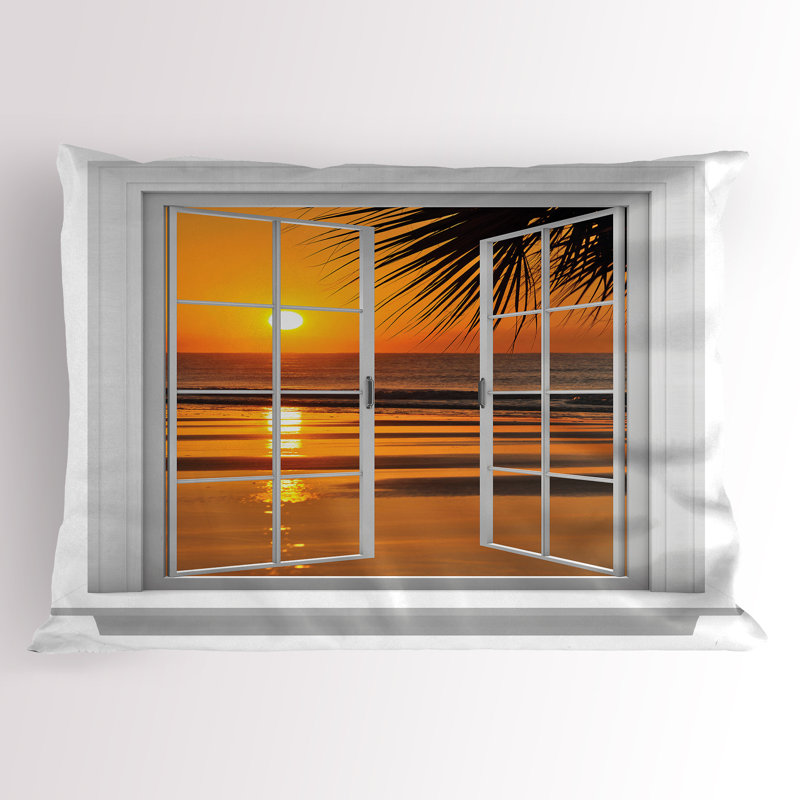 Ensemble de 2 taies décoratives tropicales Ambesonne