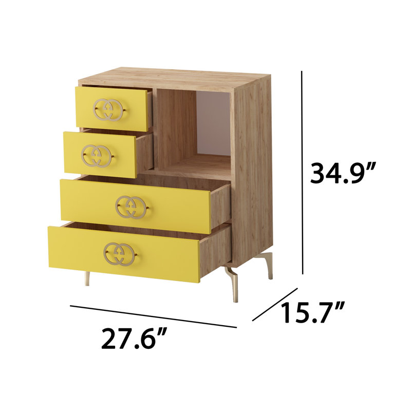 Commode à 4 tiroirs Marzieh