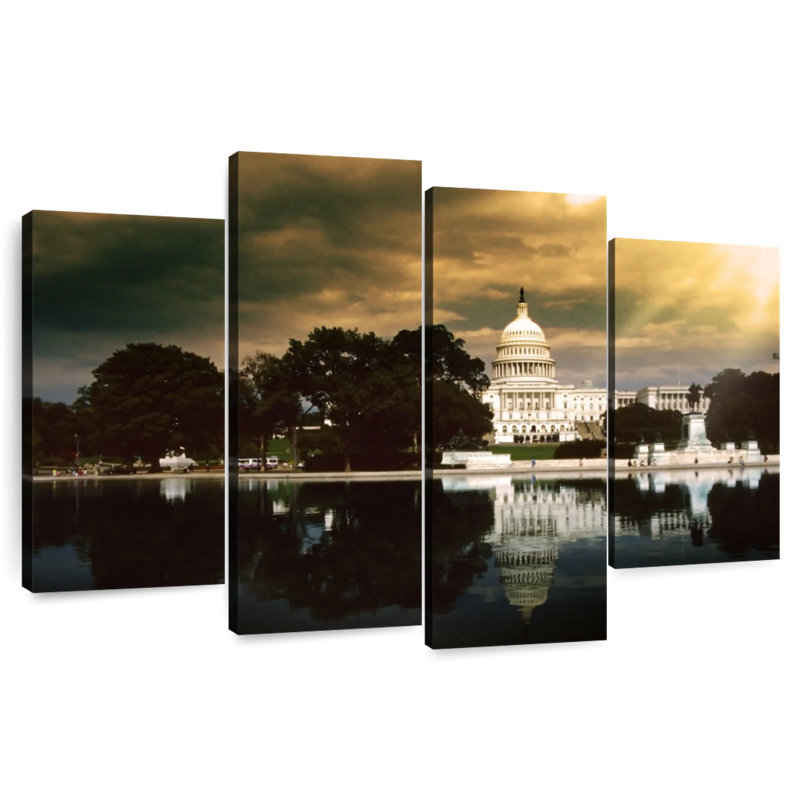 Lilie Washington Capitol Sunset, 42" H x 68" W