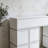 Modern solid-color irregular-shaped console table-847663812-847663815
