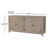 Charleston 70 in. W Rectangular Cane 4 Door Sideboard