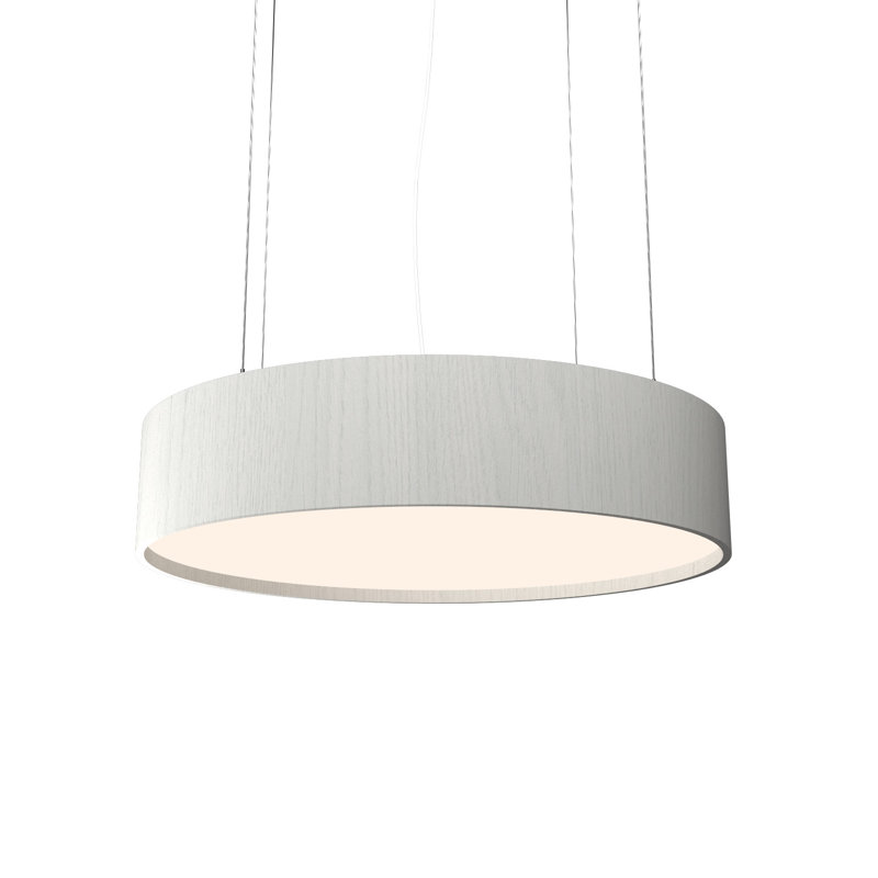 Cilíndrico 3 - Light Chandelier, 3, Organic White