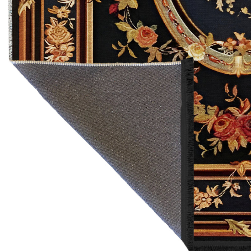 Tapis intérieur / extérieur Kutsi, Rectangle 4 pi 7 po x 6 pi 7 po