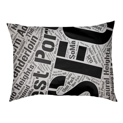 Coussin de chien « districts »