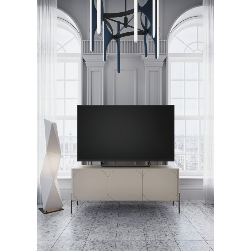 Mehraj Unfinished TV Stand for TVs up to 55", 154cm W, Cashmere