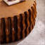 Table basse ronde à nervures 31,50 "-1819764824