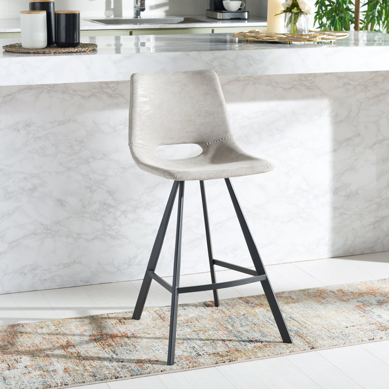 Tabouret de comptoir 25,5 po, Gris