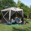 Pavillon de jardin portatif et imperméable 4/5/6 côtés-53955614-88028021