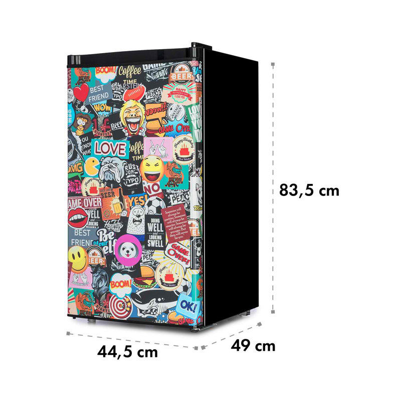 Klarstein 90m³ L Freestanding Mini Fridge