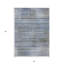 Tapis extérieur lavable rayé bleu et bleu ciel HomeRoots 3 pi x 5 pi