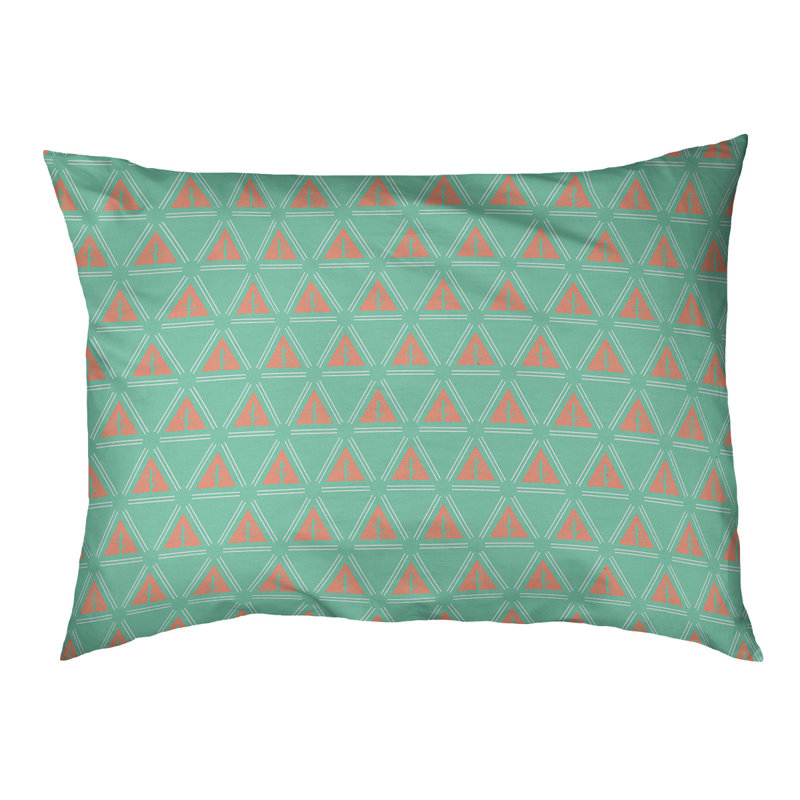 Coussin d'extérieur Chenoweth, Moyen (l 40 po x P 6,5 po x H 30 po), Mauve / doré