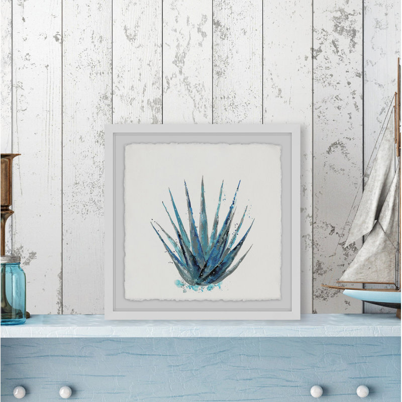 « agave ii », reproduction encadrée, H 32 po x l 32 po