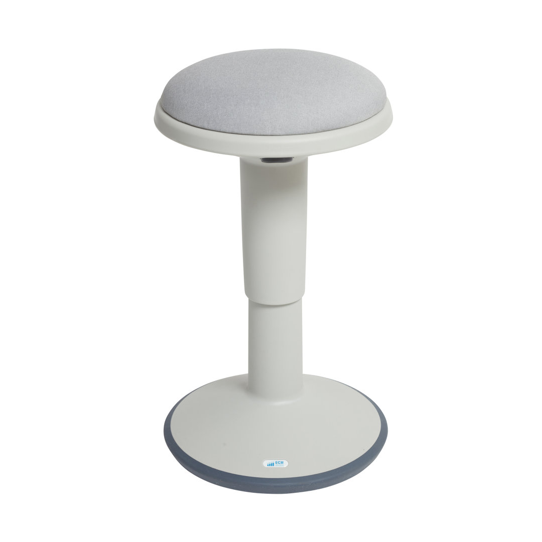 ECR4Kids Sitwell Wobble Stool with Cushion, Adjustable Height, Active Seating ECR4Kids Seat 