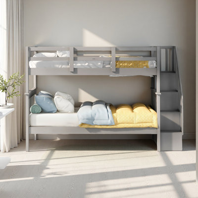 Full-Over-Full Bunk Bed With Storage