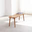 Banc en bois de chêne naturel-653003266