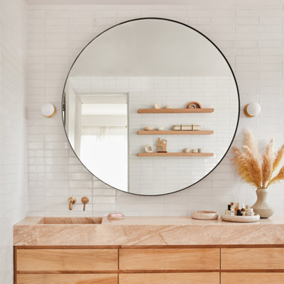 Miroir de salle de bain circulaire