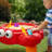 Step2 Crabbie Sand Table Toddler Outdoor Plastic Sandbox with Cover