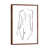 Classic Brown Wood Framed selected