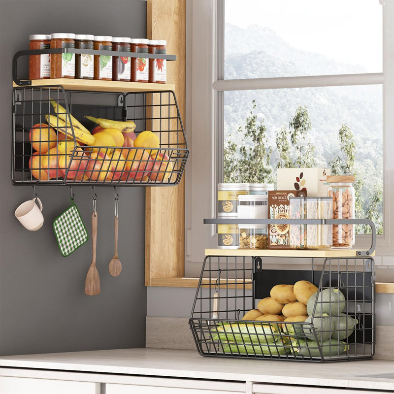 Stainless Steel Spice Rack, Black