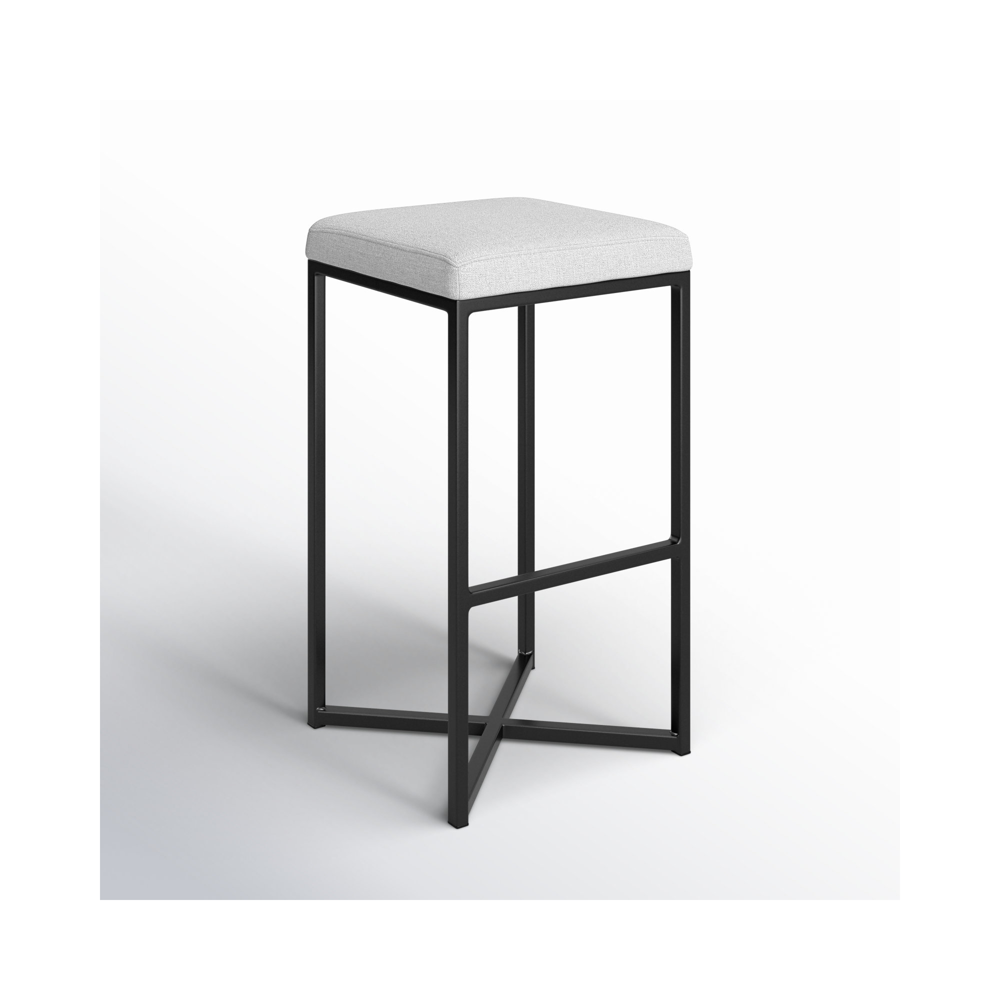 Rosetta Stool, Bar Stool (30.3" Seat Height), White