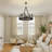 Essah Rustic Wagon Wheel Chandelier Dimmable Farmhouse Chandelier with Adjustable Chain for Dining Living Room Foyer-1234845593-1234845574-1234845592