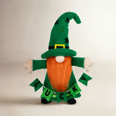 Shamrock Gnome Figurine