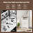 Corner Storage Cabinet, Farmhouse Small Floor Corner Cabinet with Door and Adjustable Shelf, Narrow Cabinet Organizer for Bathroom,Pantry, Living Room, Kitchen
